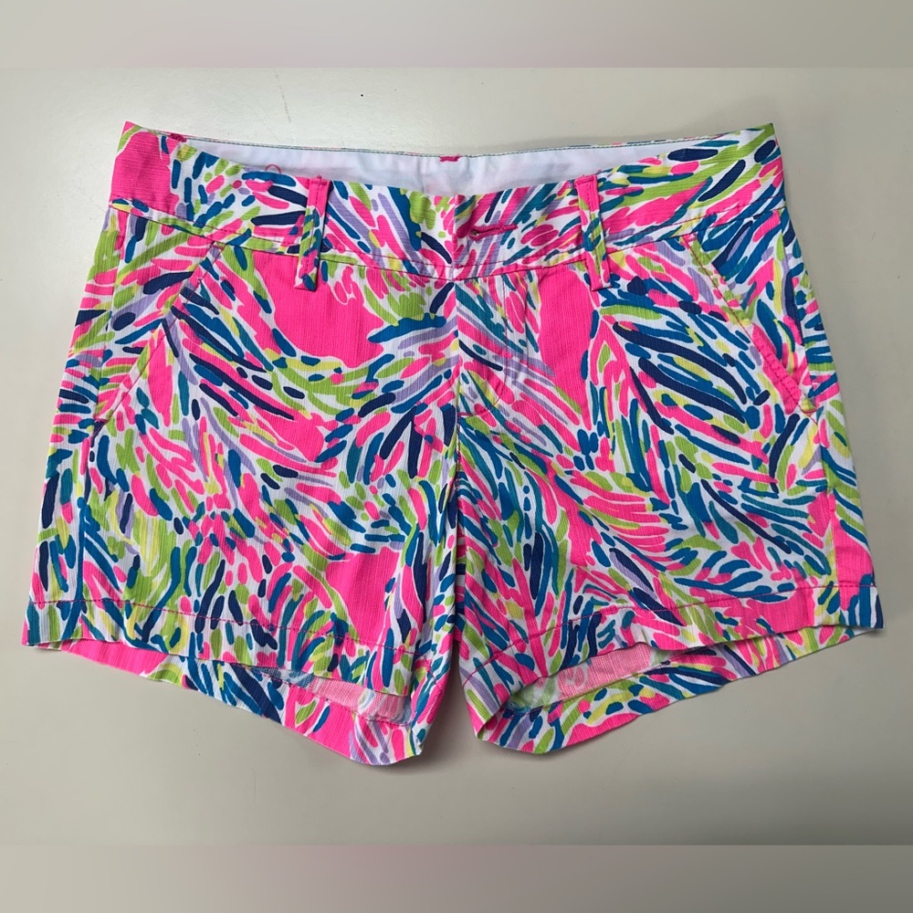 Callahan Pink and Blue Patterned Women's Shorts